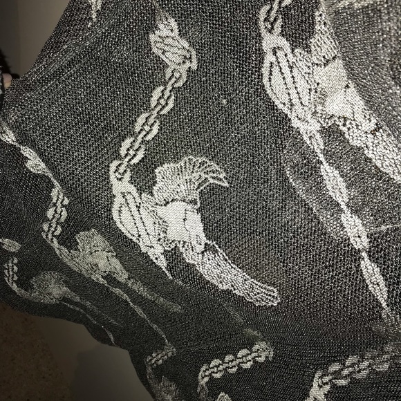 Unique loose knit Harley Davidson button down - Picture 3 of 5